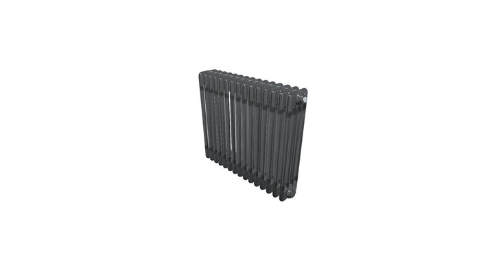 Bircham - Raw Metal Column Radiator H600mm x W701mm 4 Column