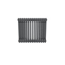 Bircham - Raw Metal Column Radiator H600mm x W701mm 4 Column