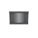 Bircham - Raw Metal Column Radiator H600mm x W881mm 4 Column - Feet Included
