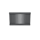 Bircham - Raw Metal Column Radiator H600mm x W971mm 4 Column - Feet Included