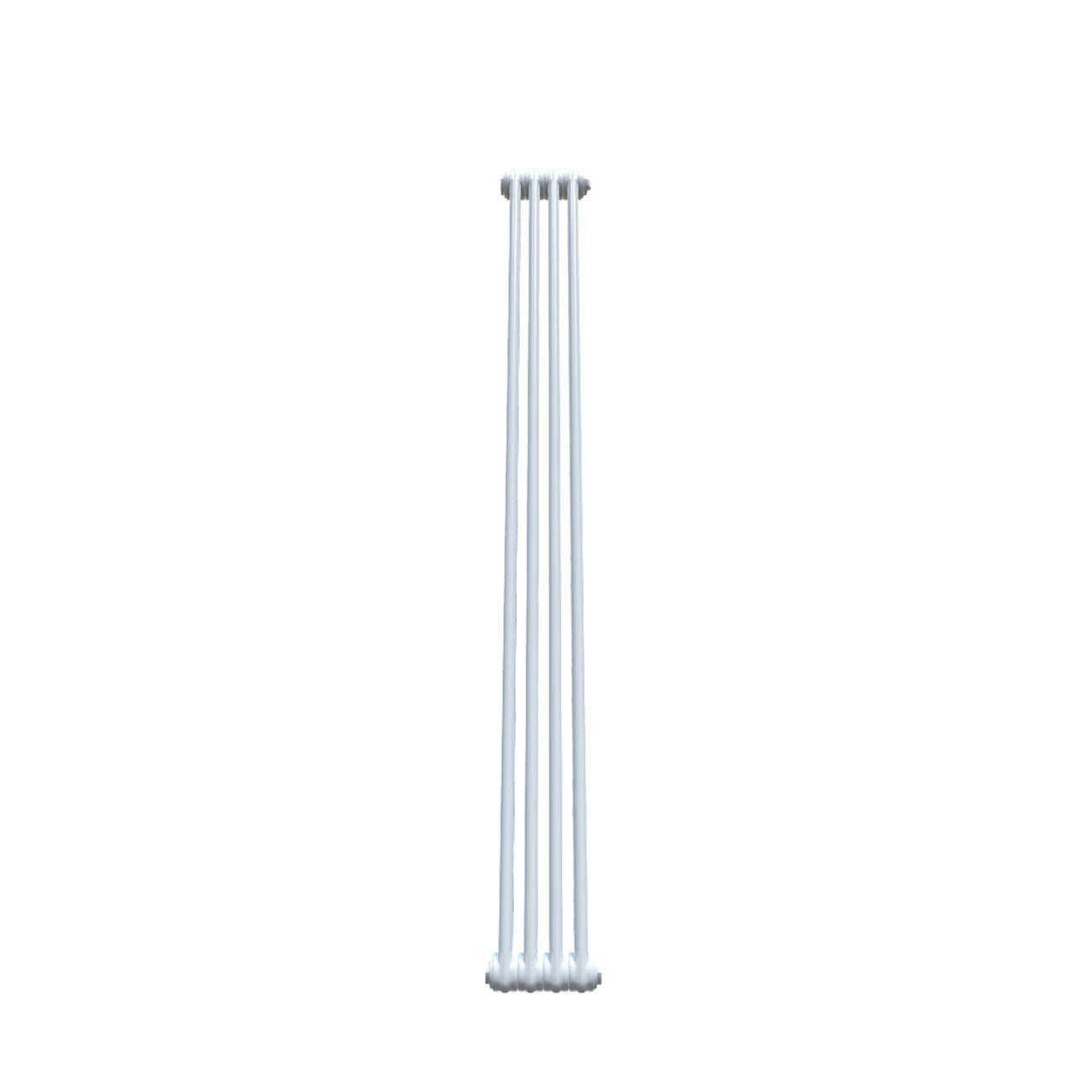 Bircham - White Vertical Column Radiator H1800mm x W206mm 2 Column