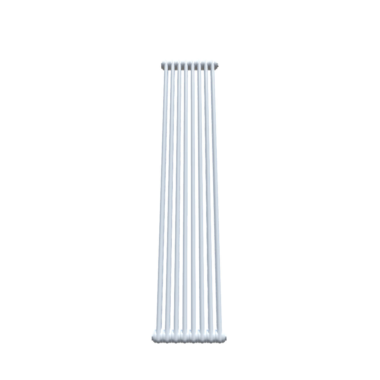 Bircham - White Vertical Column Radiator H1800mm x W386mm 2 Column - Feet Included