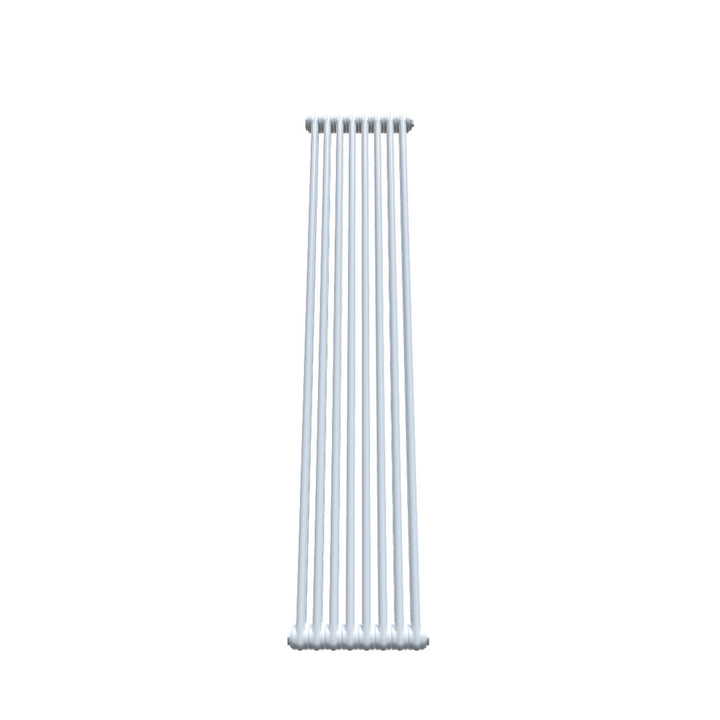 Bircham - White Vertical Column Radiator H1800mm x W386mm 2 Column - Feet Included
