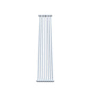 Bircham - White Vertical Column Radiator H1800mm x W386mm 2 Column - Feet Included