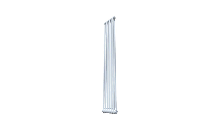 Bircham - White Vertical Column Radiator H1800mm x W296mm 2 Column