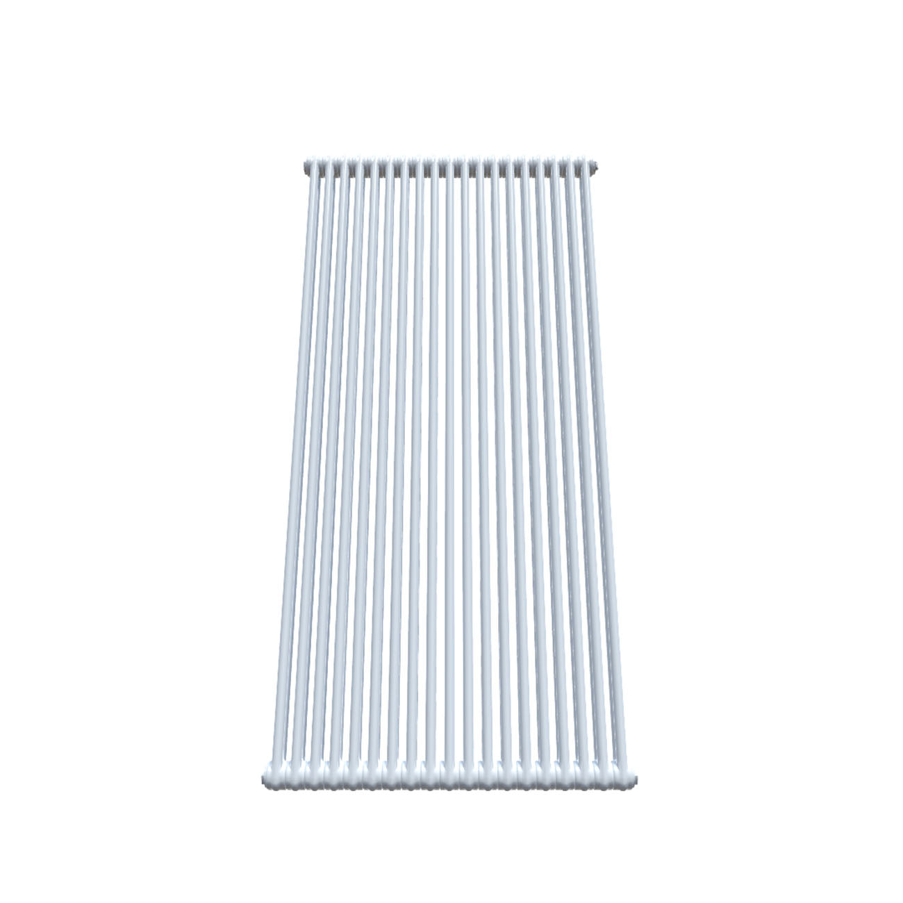 Bircham - White Vertical Column Radiator H1800mm x W881mm 2 Column - Feet Included