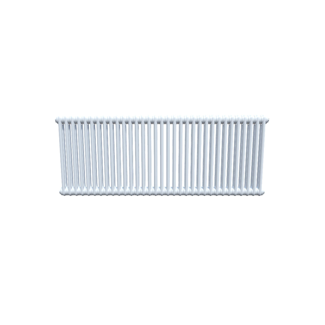 Bircham - White Column Radiator H600mm x W1511mm 2 Column - Feet Included