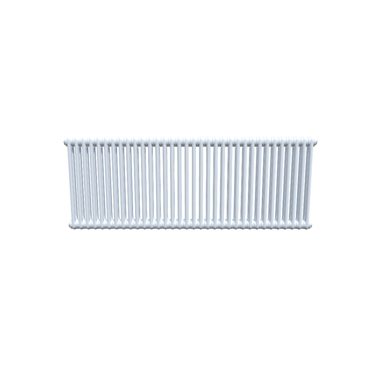 Bircham - White Column Radiator H600mm x W1556mm 2 Column - Feet Included