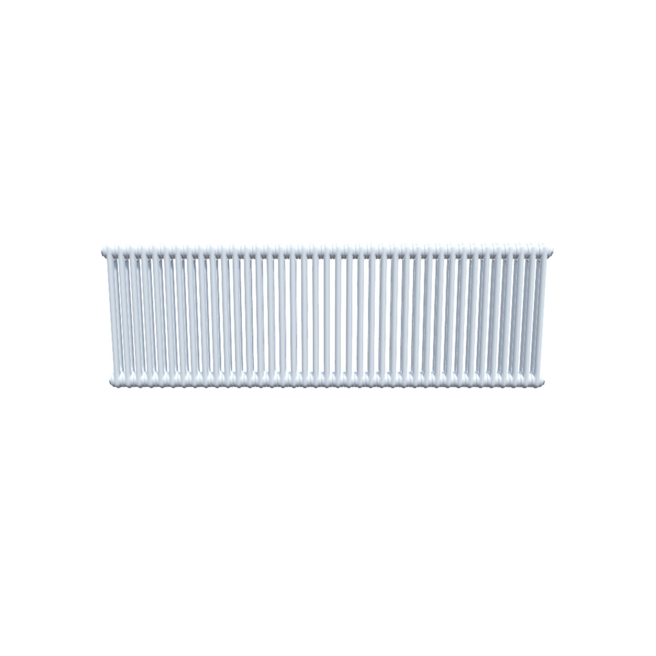 Bircham - White Column Radiator H600mm x W1781mm 2 Column - Feet Included