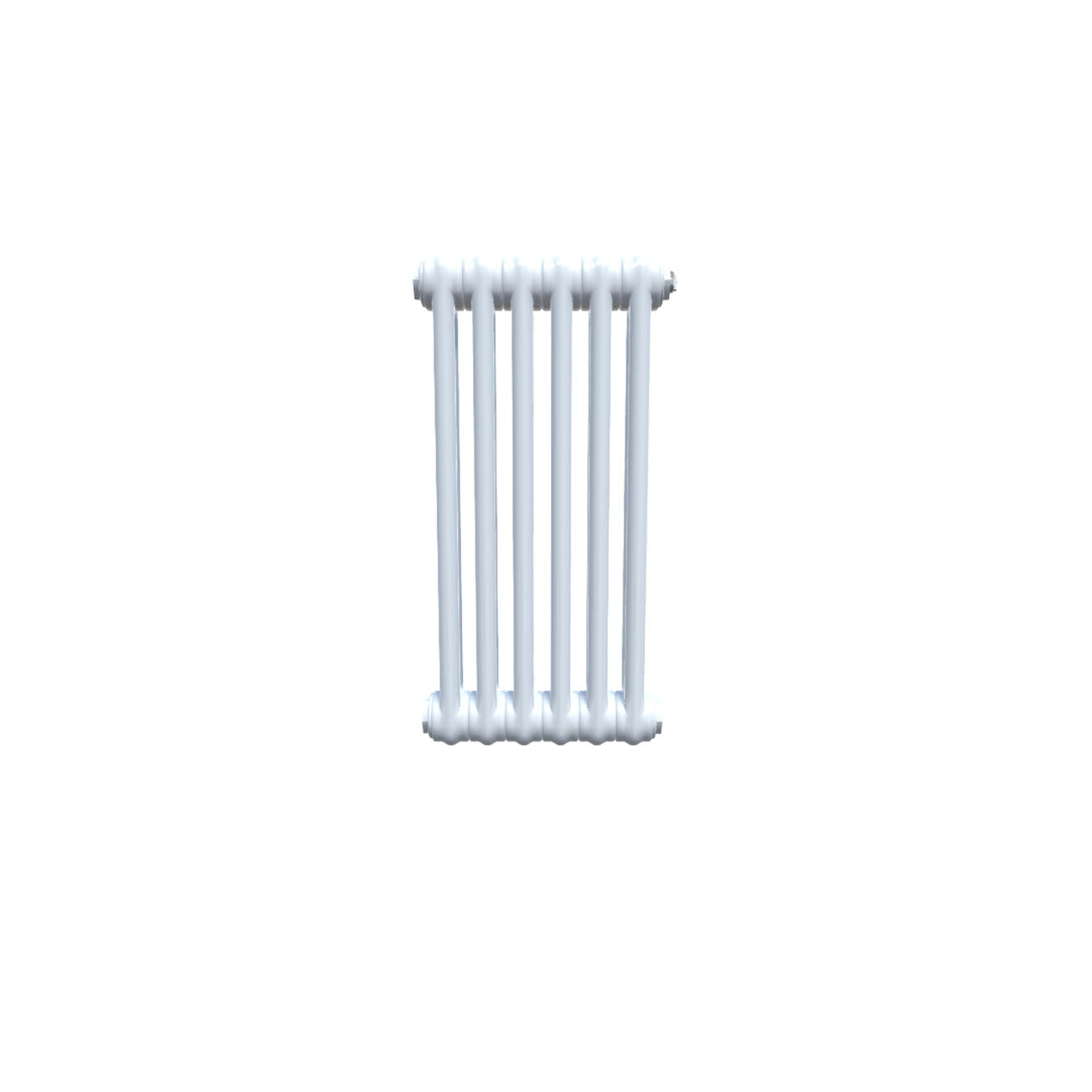 Bircham - White Column Radiator H600mm x W296mm 2 Column - Feet Included