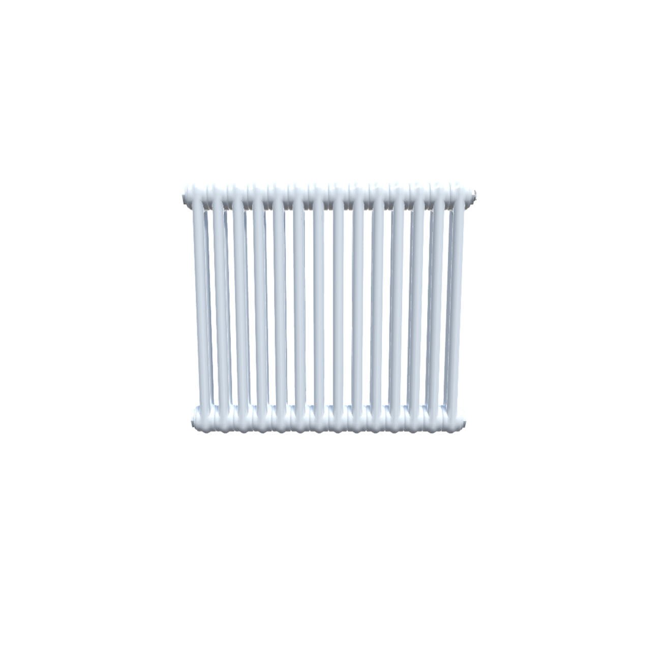 Bircham - White Column Radiator H600mm x W656mm 2 Column - Feet Included