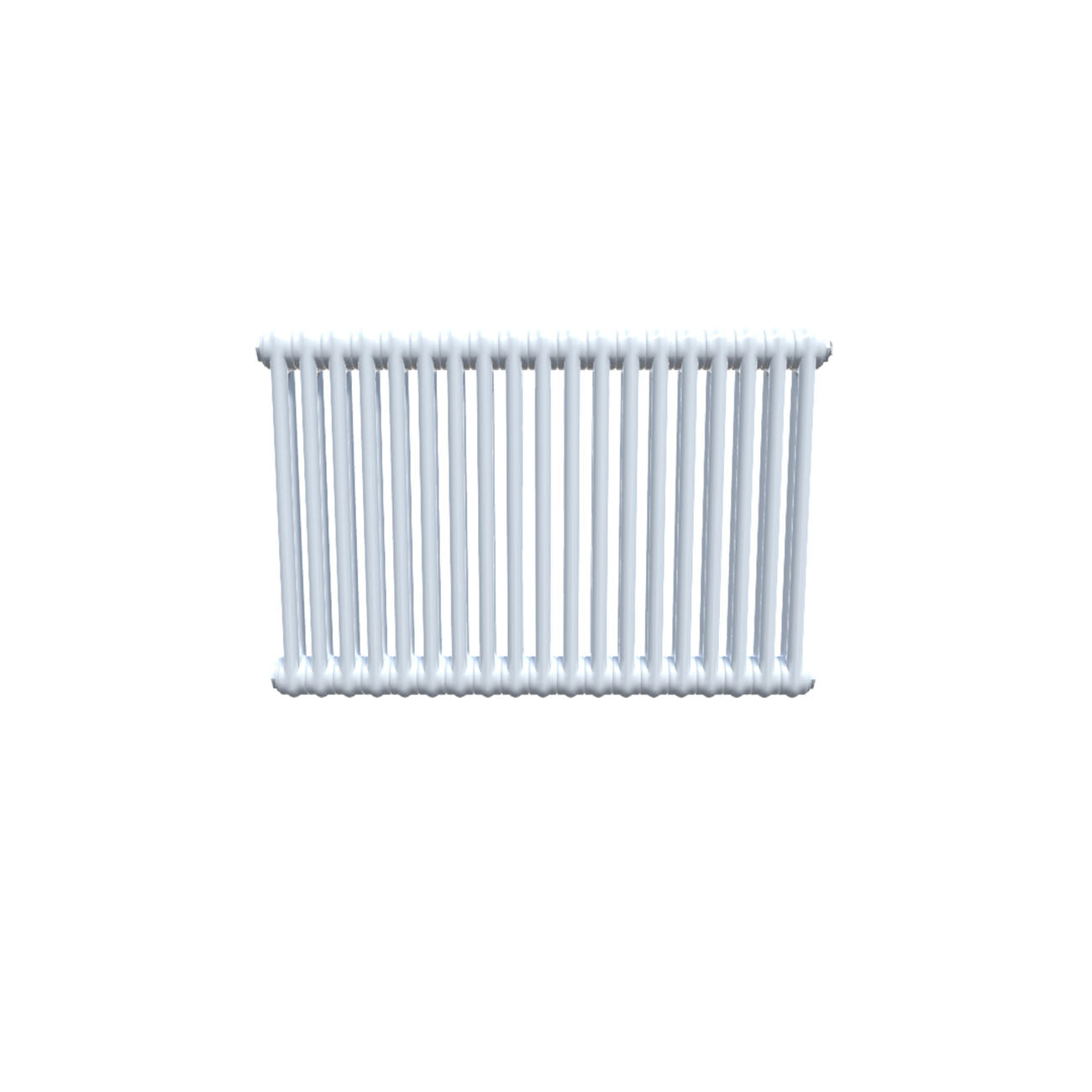 Bircham - White Column Radiator H600mm x W881mm 2 Column - Feet Included