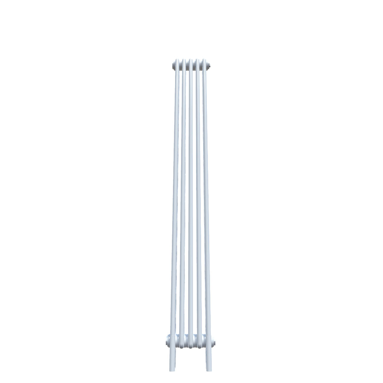Bircham - White Vertical Column Radiator H1800mm x W251mm 3 Column - Feet Included
