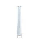 Bircham - White Vertical Column Radiator H1800mm x W251mm 3 Column - Feet Included