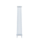 Bircham - White Vertical Column Radiator H1800mm x W296mm 3 Column - Feet Included