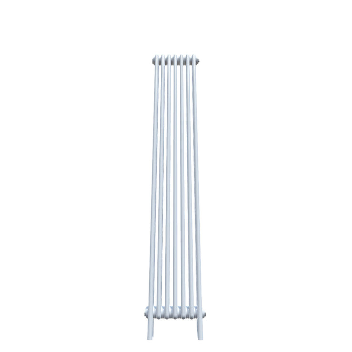 Bircham - White Vertical Column Radiator H1800mm x W341mm 3 Column - Feet Included