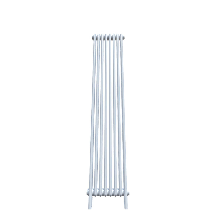 Bircham - White Vertical Column Radiator H1800mm x W386mm 3 Column - Feet Included