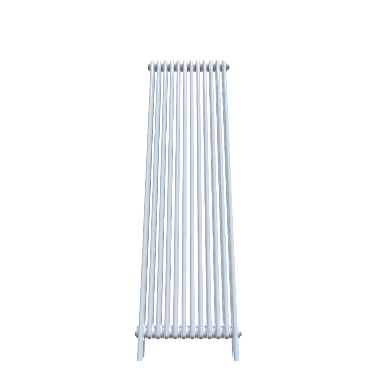 Bircham - White Vertical Column Radiator H1800mm x W566mm 3 Column - Feet Included