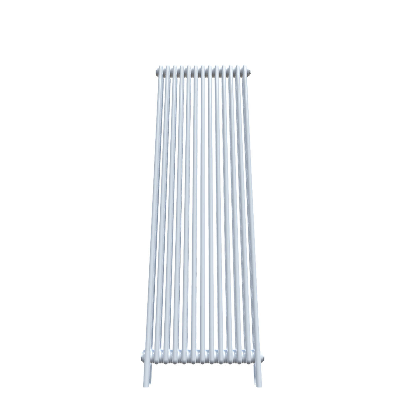 Bircham - White Vertical Column Radiator H1800mm x W611mm 3 Column - Feet Included