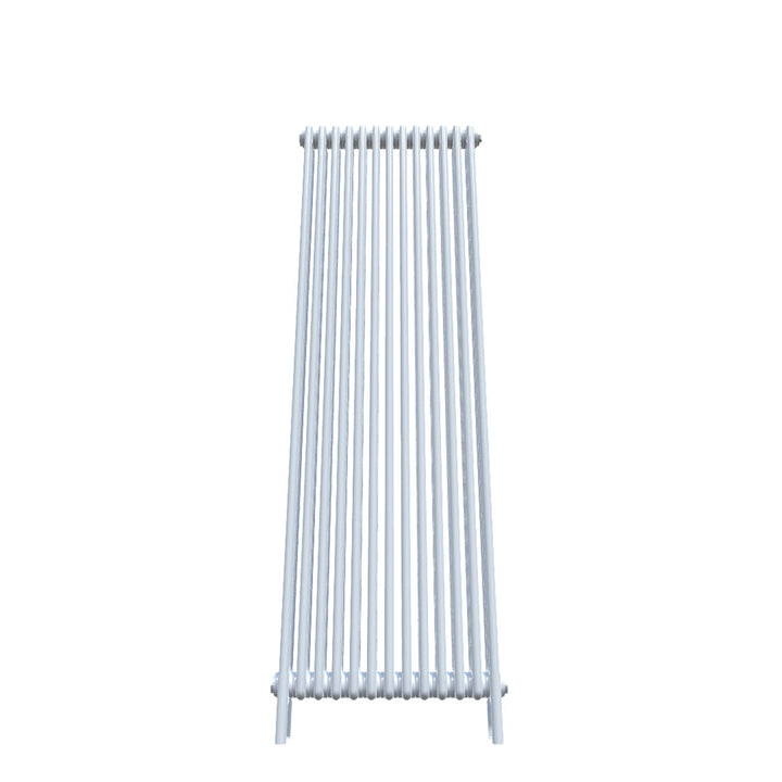 Bircham - White Vertical Column Radiator H1800mm x W611mm 3 Column - Feet Included