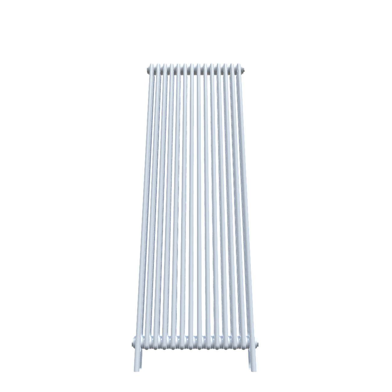Bircham - White Vertical Column Radiator H1800mm x W656mm 3 Column - Feet Included