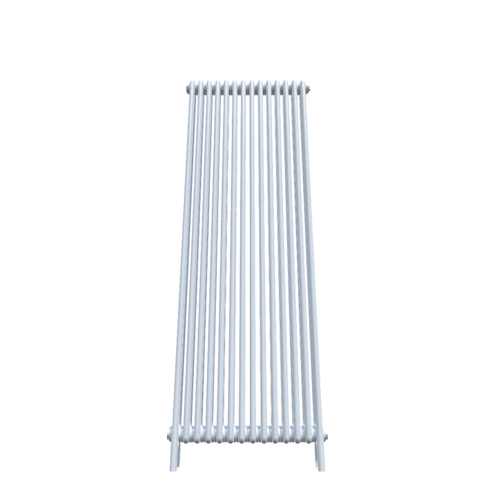 Bircham - White Vertical Column Radiator H1800mm x W656mm 3 Column - Feet Included