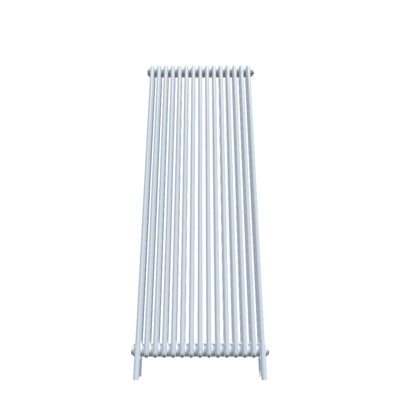 Bircham - White Vertical Column Radiator H1800mm x W701mm 3 Column - Feet Included