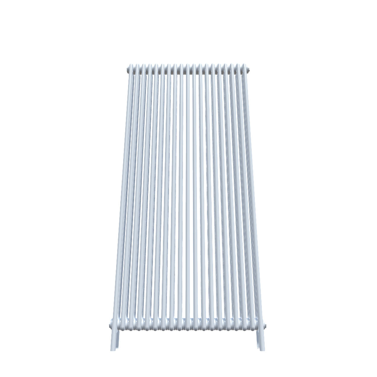 Bircham - White Vertical Column Radiator H1800mm x W881mm 3 Column - Feet Included
