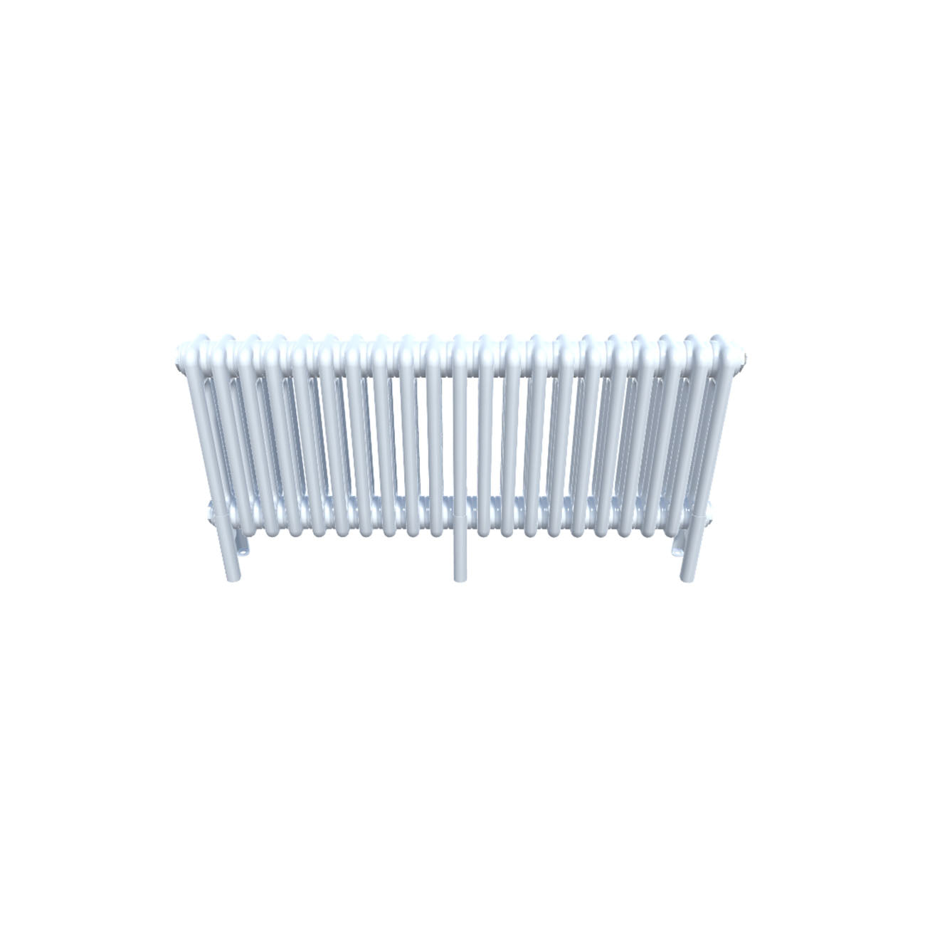 Bircham - White Column Radiator H400mm x W971mm 3 Column - Feet Included