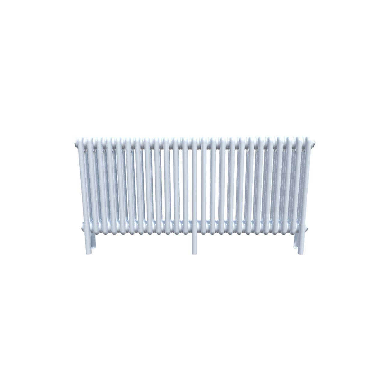Bircham - White Column Radiator H500mm x W1151mm 3 Column - Feet Included