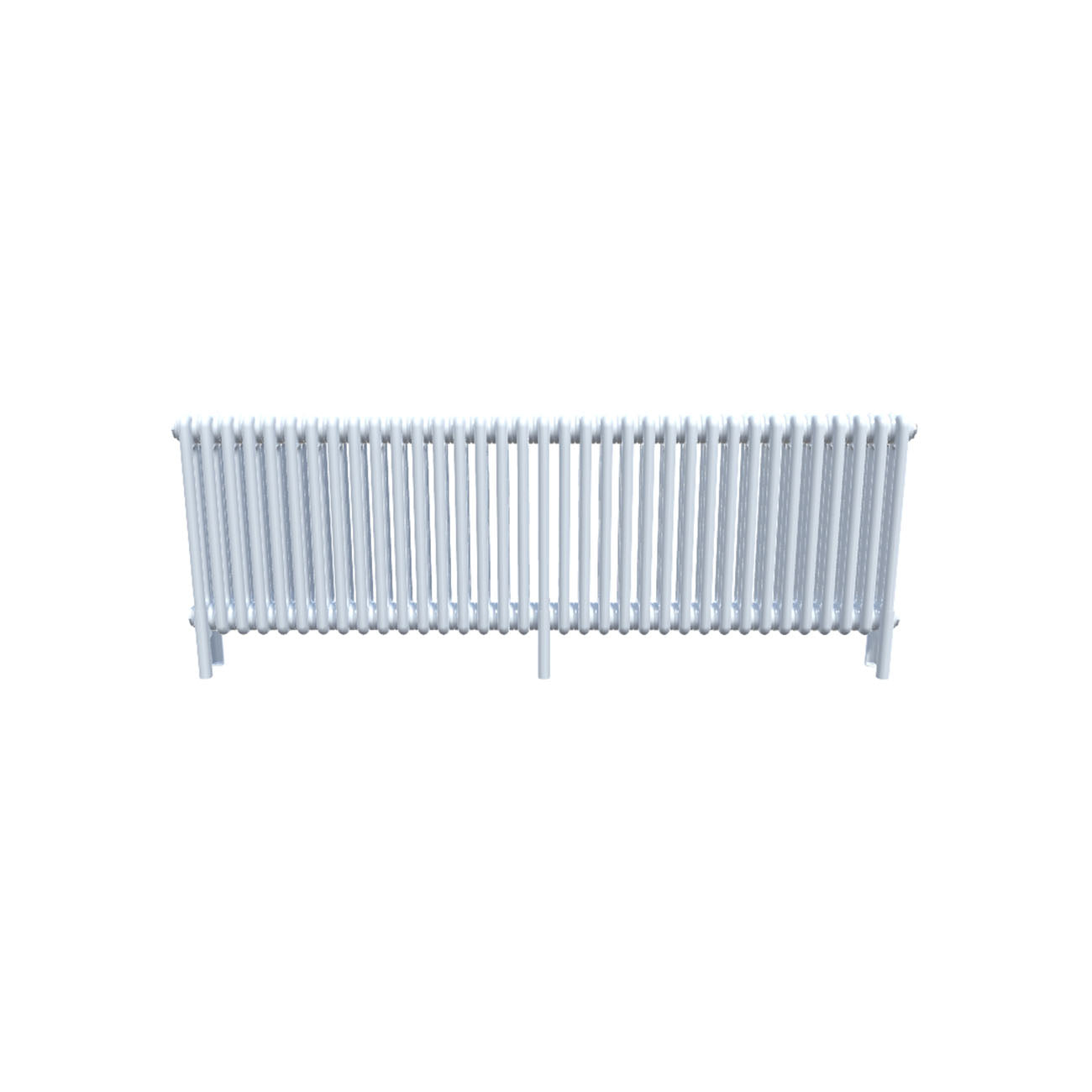 Bircham - White Column Radiator H500mm x W1601mm 3 Column - Feet Included