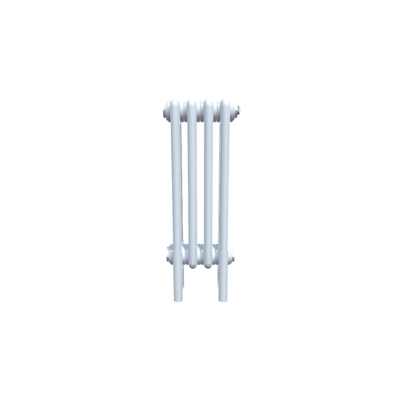 Bircham - White Column Radiator H500mm x W206mm 3 Column - Feet Included
