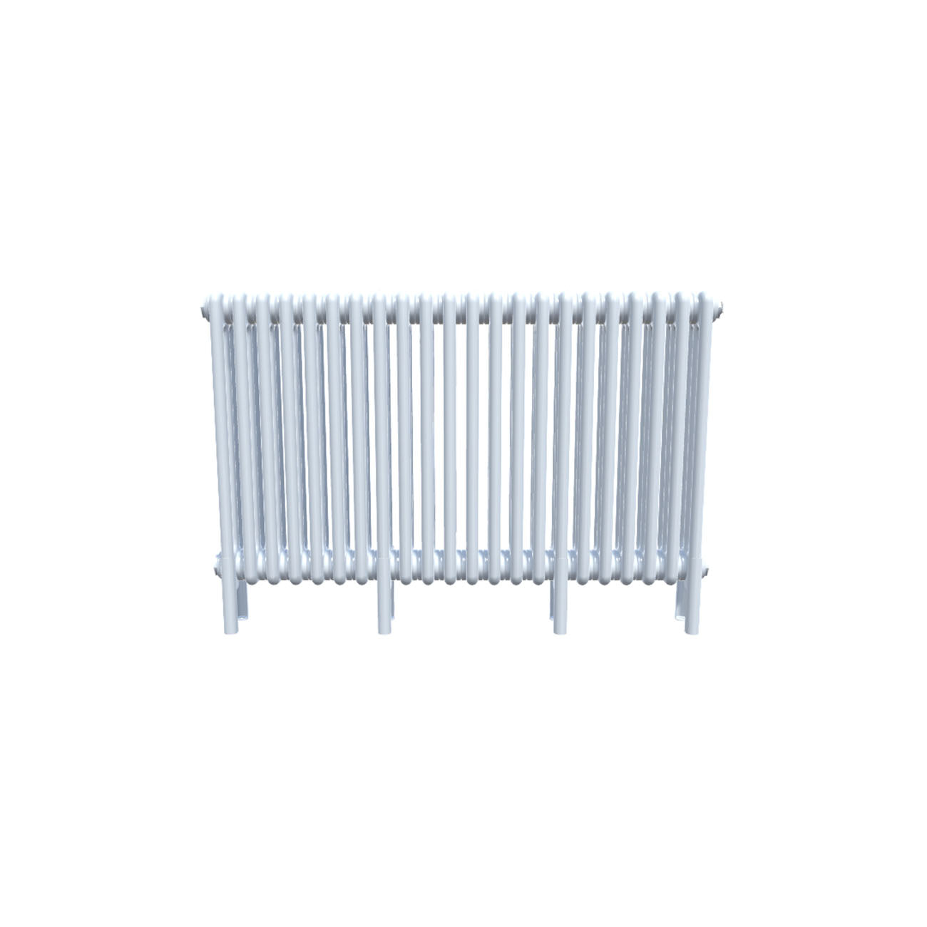 Bircham - White Column Radiator H600mm x W1016mm 3 Column - Feet Included