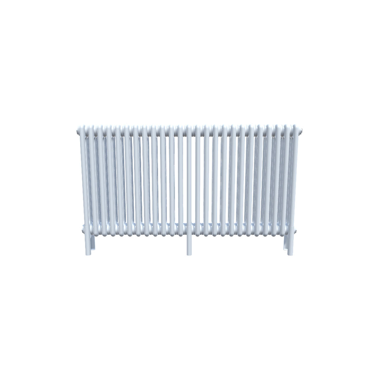 Bircham - White Column Radiator H600mm x W1151mm 3 Column - Feet Included