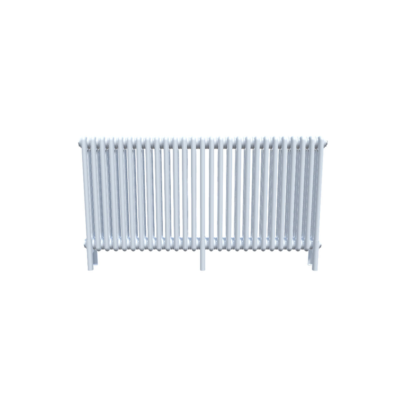 Bircham - White Column Radiator H600mm x W1241mm 3 Column - Feet Included