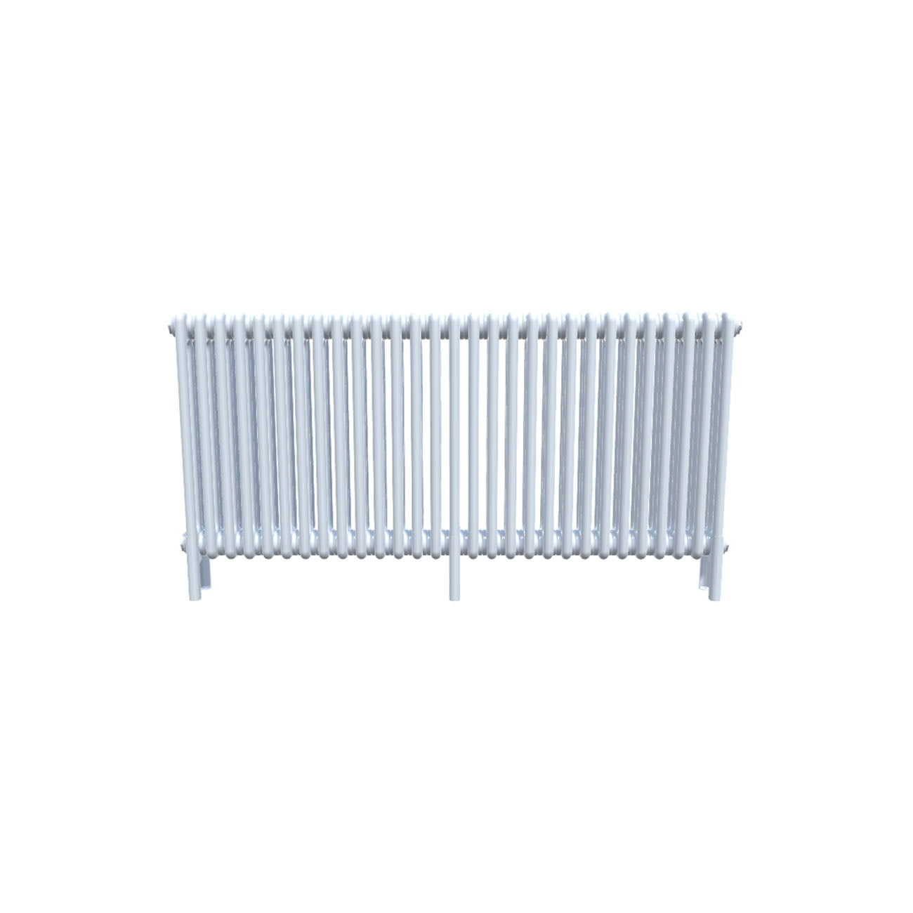 Bircham - White Column Radiator H600mm x W1331mm 3 Column - Feet Included