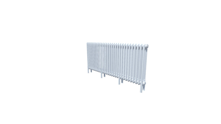 Bircham - White Column Radiator H600mm x W1376mm 3 Column