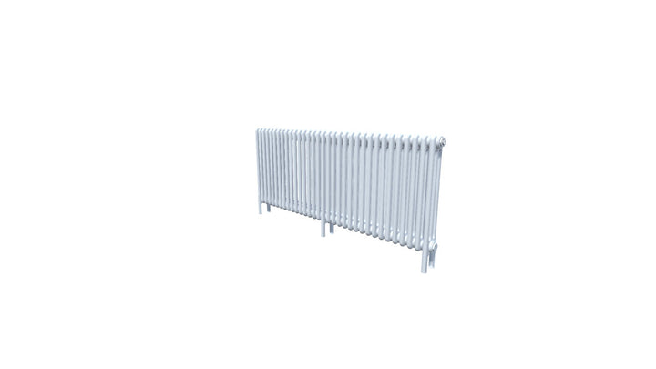 Bircham - White Column Radiator H600mm x W1511mm 3 Column