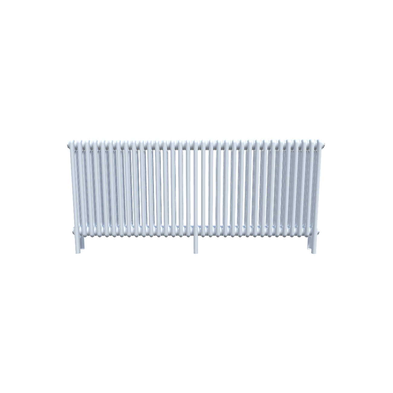 Bircham - White Column Radiator H600mm x W1511mm 3 Column - Feet Included