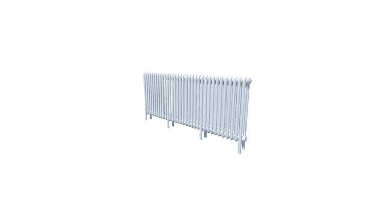 Bircham - White Column Radiator H600mm x W1556mm 3 Column