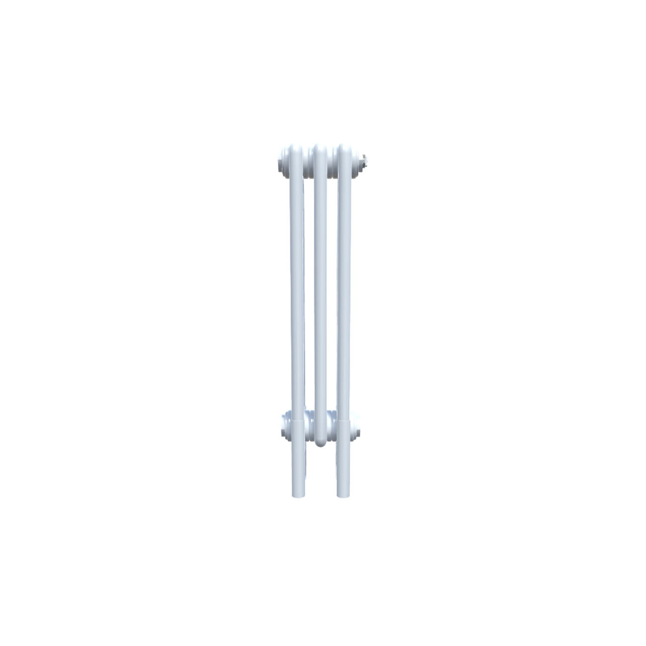 Bircham - White Column Radiator H600mm x W161mm 3 Column - Feet Included