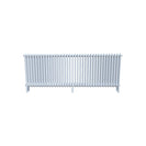 Bircham - White Column Radiator H600mm x W1691mm 3 Column - Feet Included
