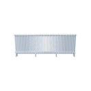 Bircham - White Column Radiator H600mm x W1826mm 3 Column - Feet Included