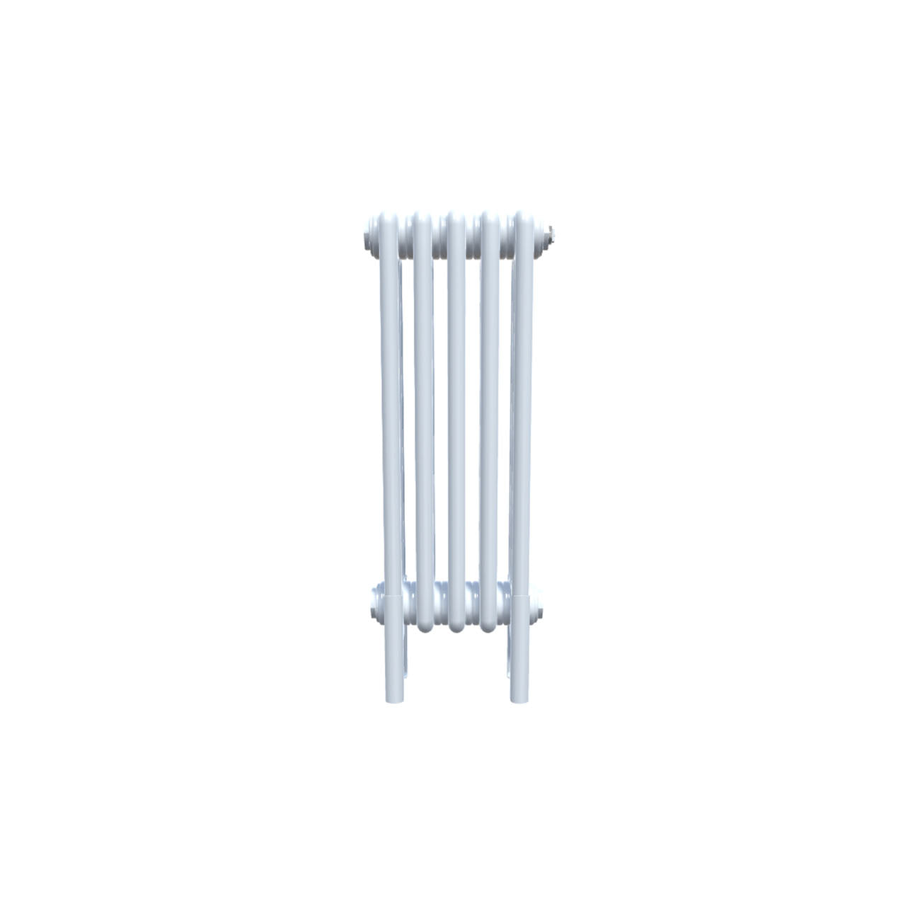 Bircham - White Column Radiator H600mm x W251mm 3 Column - Feet Included