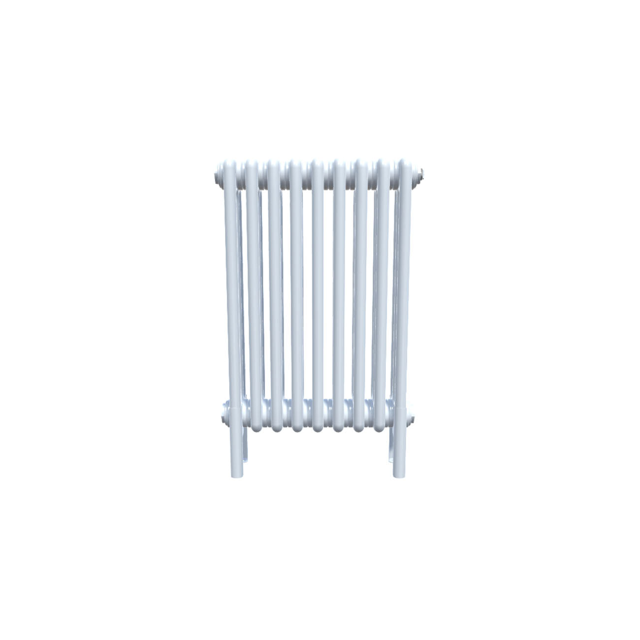 Bircham - White Column Radiator H600mm x W431mm 3 Column - Feet Included