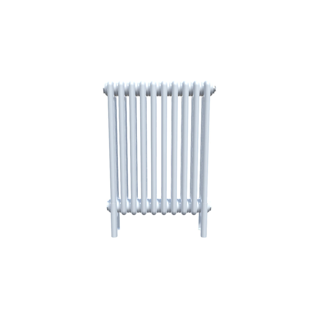 Bircham - White Column Radiator H600mm x W476mm 3 Column - Feet Included