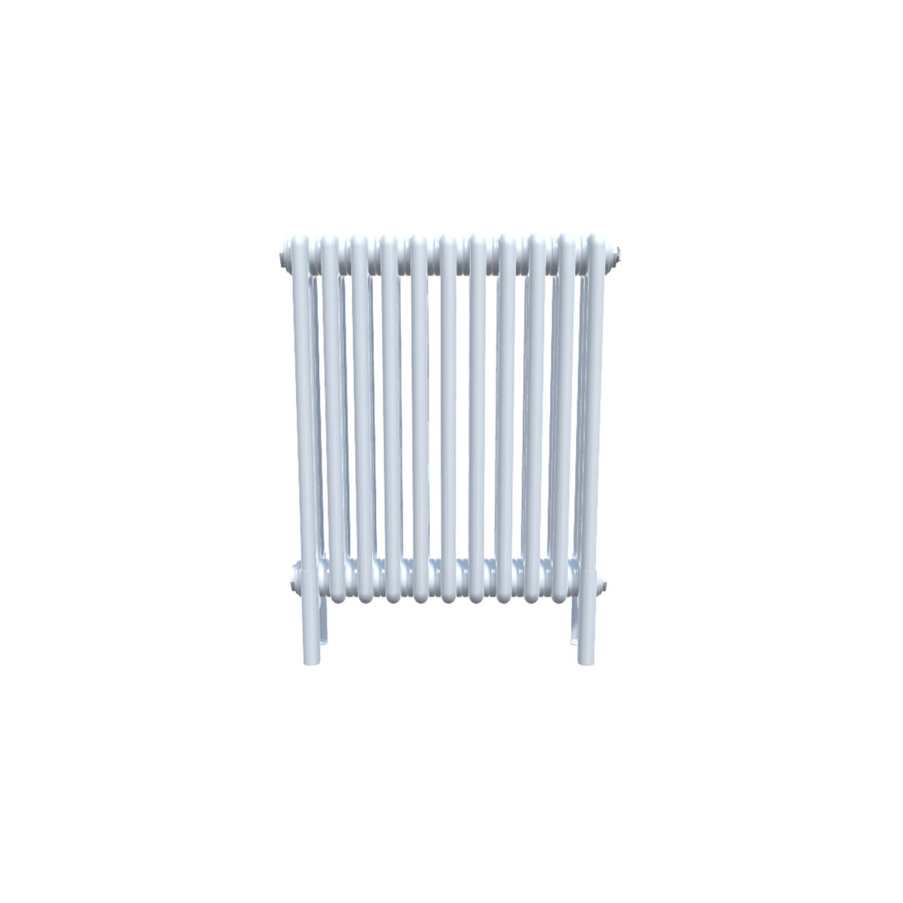Bircham - White Column Radiator H600mm x W521mm 3 Column - Feet Included