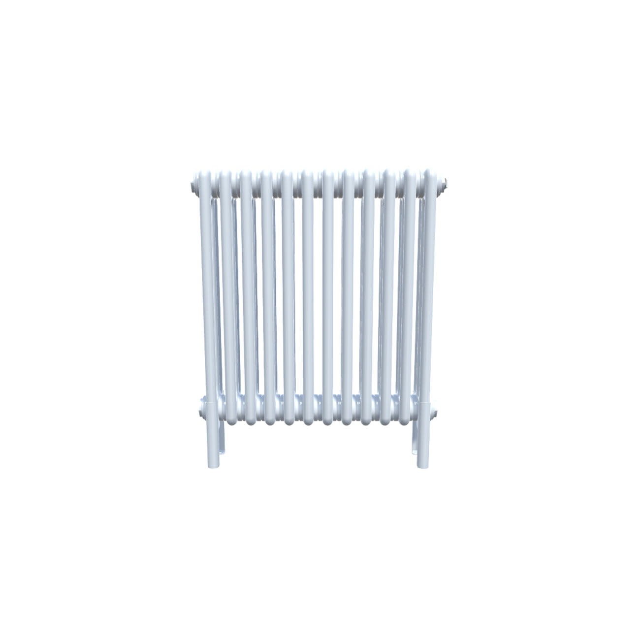 Bircham - White Column Radiator H600mm x W566mm 3 Column - Feet Included
