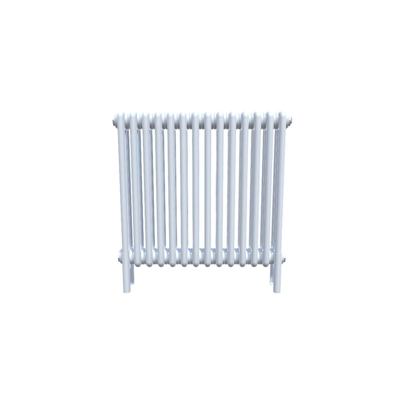 Bircham - White Column Radiator H600mm x W656mm 3 Column - Feet Included