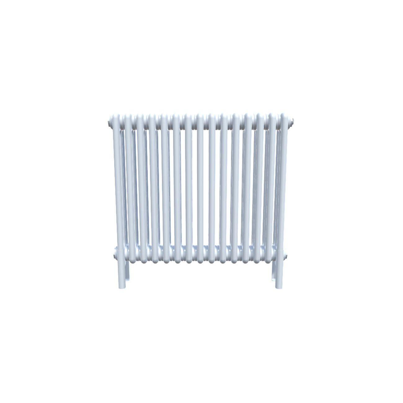 Bircham - White Column Radiator H600mm x W701mm 3 Column - Feet Included